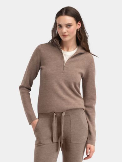 Bilde av WoolLand Himmeltinden Knitted Top W Nougat
